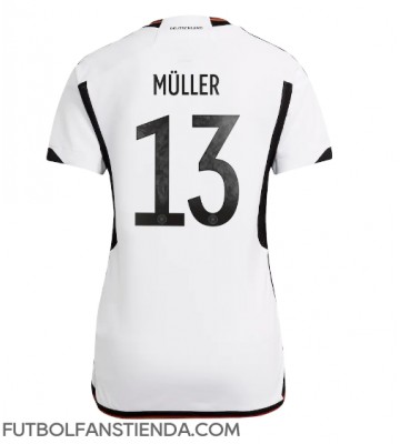 Alemania Thomas Muller #13 Primera Equipación Mujer Mundial 2022 Manga Corta
